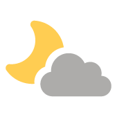 vereinzelte Wolken 