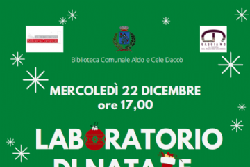 Laboratorio di Natale per bambini