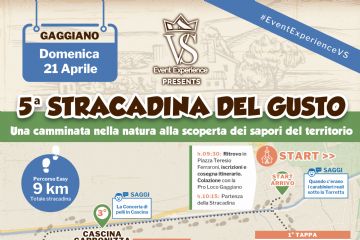 Stracadina del Gusto - 5^edizione 2024 - Una camminata nella natura alla scoperta dei sapori del territorio