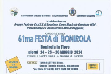 Festa Patronale di Bonirola