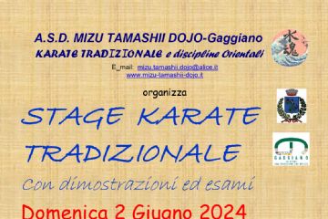 Stage Karate Tradizionale - con dimostrazioni ed esami