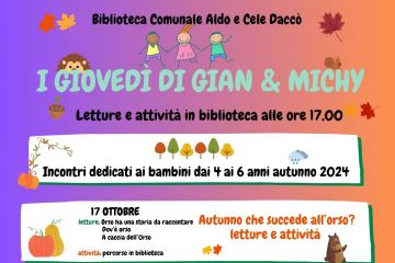 I Gioved&#236; di Gian &amp; Michy - Lettura in Biblioteca  - 19 dicembre