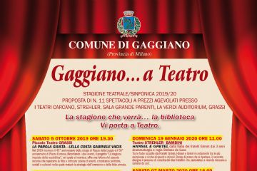 Stagione teatrale 2019-2020