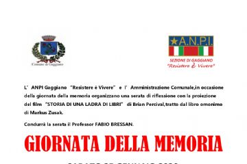 GIORNATA DELLA MEMORIA