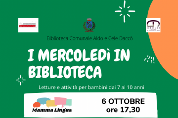I Mercoled&#236; in Biblioteca per i Giovanissimi Utenti