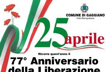 77&#176; Anniversario della Liberazione