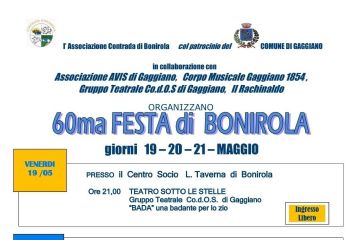 FESTA PATRONALE DI BONIROLA