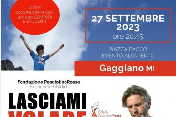Gagian in festa: incontro &quot;Lasciami volare, genitori e figli in dialogo&quot;